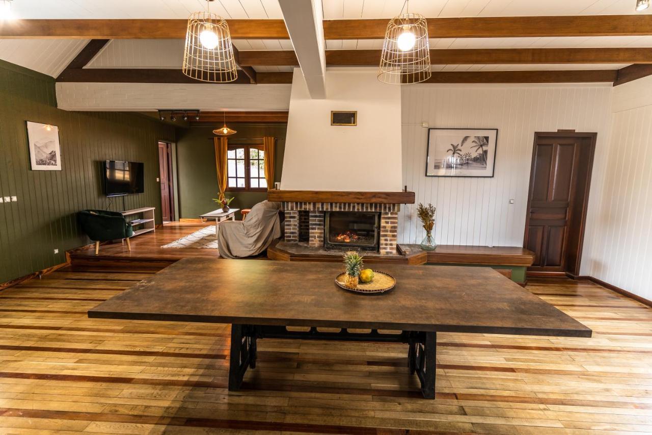 Magnifique Villa Creole Villa Ti Bout Bois Avec Cheminee Au Tevelave Les Avirons Exterior foto